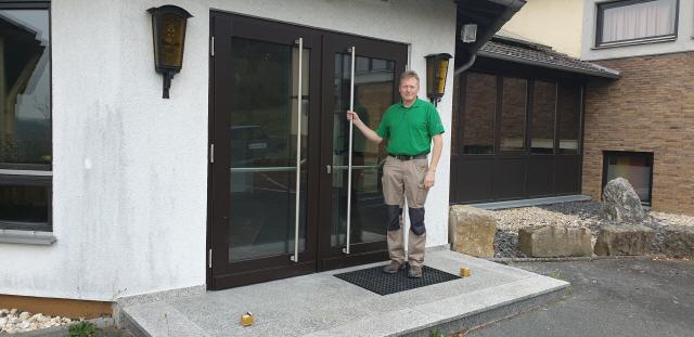 Thorsten Hanewald präsentiert sein Handwerk