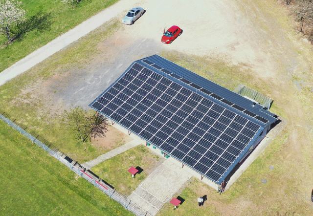 PV-Anlage am TuS-Sportplatz